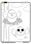 Coloring Page Eagle