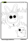 Coloring Page Easter Sheep