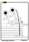 Coloring Page Frog