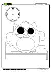 Coloring Page Owl