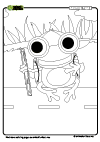 Coloring Page Toad Migration