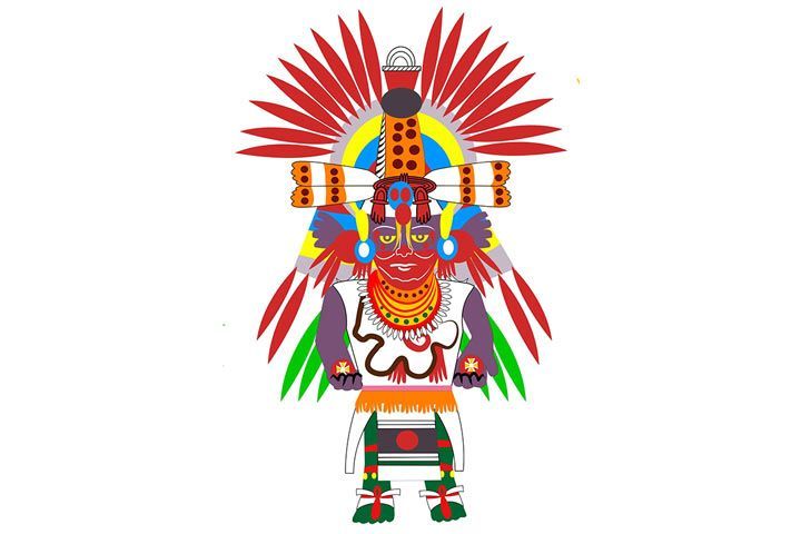 Maya god Quetzalcoatl